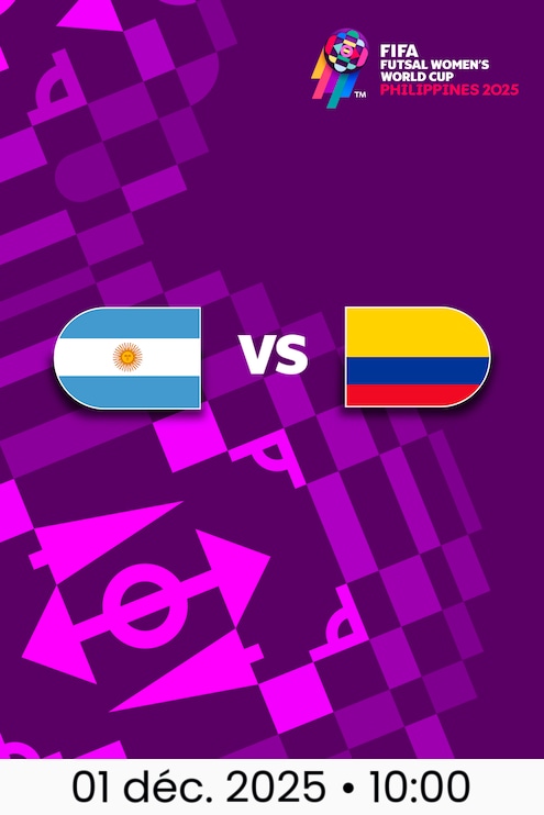 Argentine - Colombie | Quarts de finale | Coupe du Monde Féminine de Futsal de la FIFA, Philippines 2025™