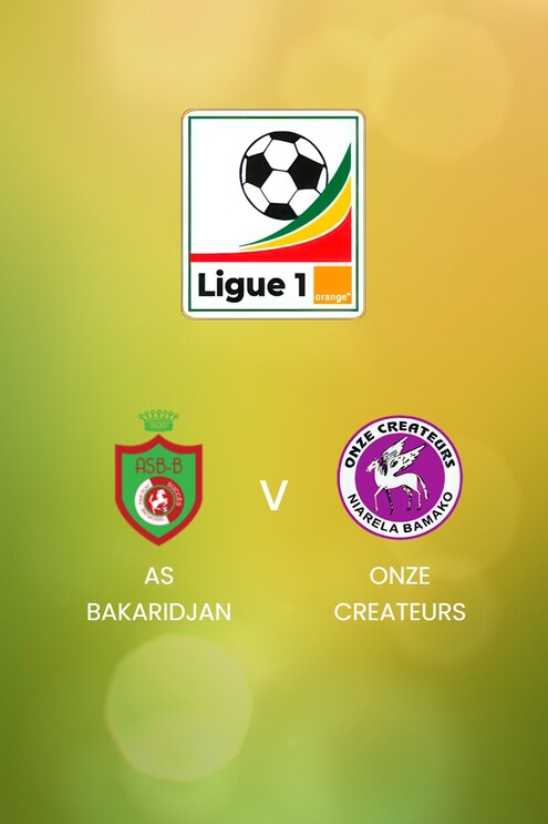 AS Bakaridjan x Onze Createurs | Ligue 1 Pro Orange 2024/25 | Mali | Jogo completo
