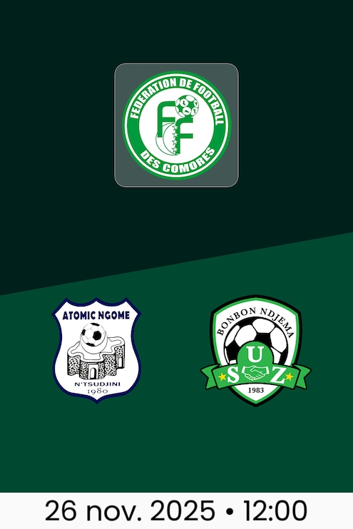 Atomic Ngomé - US Zilimadjou | Championnat des Comores Division I 2025/26