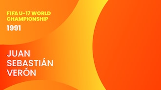 Juan Sebastián Verón aos 16 | Campeonato Mundial FIFA Sub-17 de 1991, na Itália