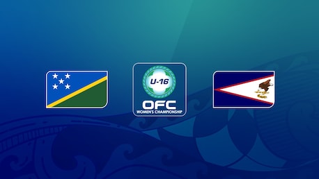 Solomon Islands vs American Samoa | Fase de grupos | Campeonato Femenino Sub-16 de la OFC 2025 | Partido completo