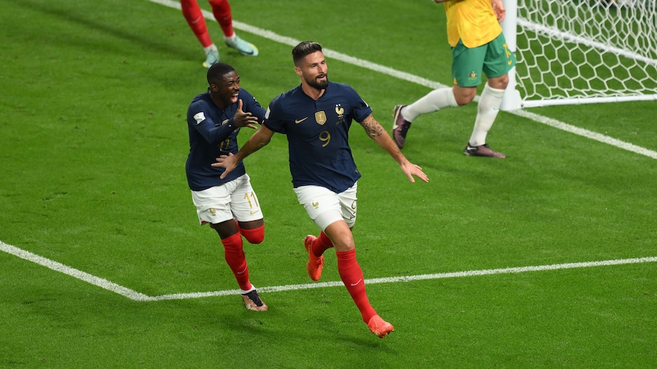 Gol de Olivier Giroud aos 32' | França - Austrália | Copa do Mundo FIFA de 2022, no Qatar
