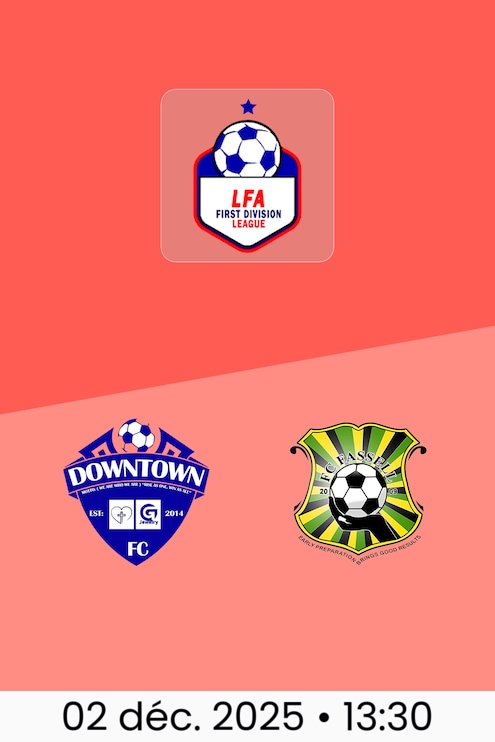 Downtown FC - FC Fassell | LFA First Division League 2025/26