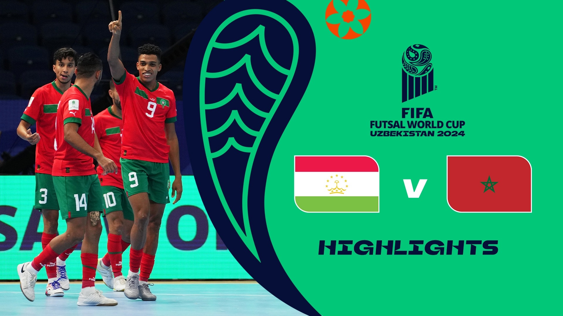 Tadjikistan - Maroc | Groupe E | Coupe du Monde de Futsal de la FIFA, Ouzbékistan 2024™  | Résumé vidéo