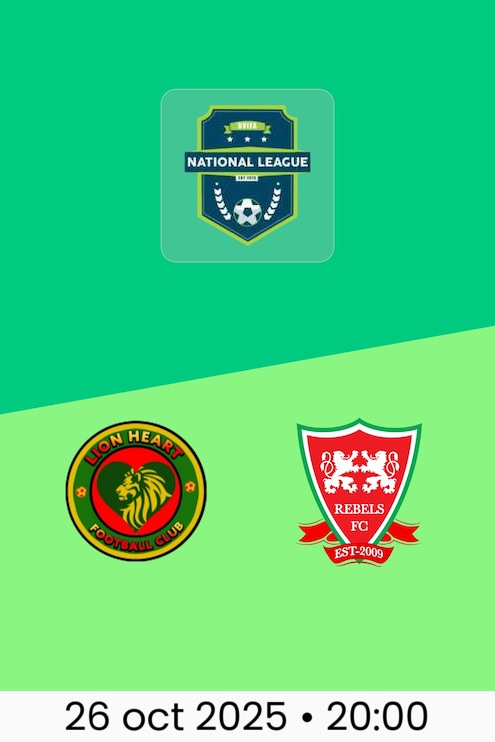 Lion Heart FC vs Rebels FC | Liga Nacional BVIFA 2025/26