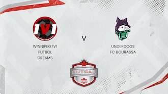 Winnipeg 1V1 Futbol Dreams - Underdogs FC Bourassa | Campionato Canadese di Futsal Femminile 2025 | Match completo