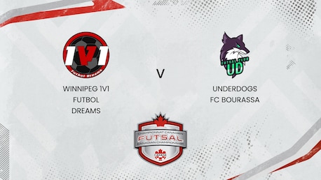 Winnipeg 1V1 Futbol Dreams - Underdogs FC Bourassa | Campionato Canadese di Futsal Femminile 2025 | Match completo