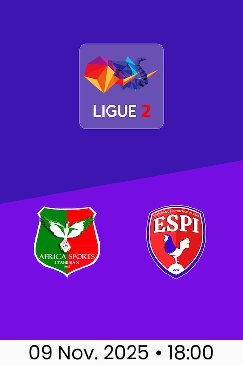 Africa Sports - ES Issia | Côte d'Ivoire Ligue 2 2025/26