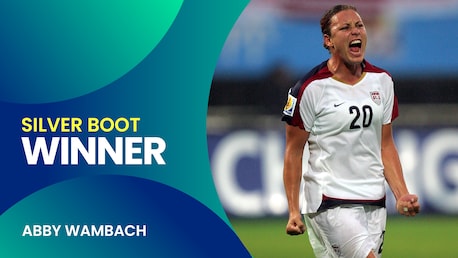 Abby Wambach | Soulier d'argent | Coupe du Monde Féminine de la FIFA, Chine 2007™