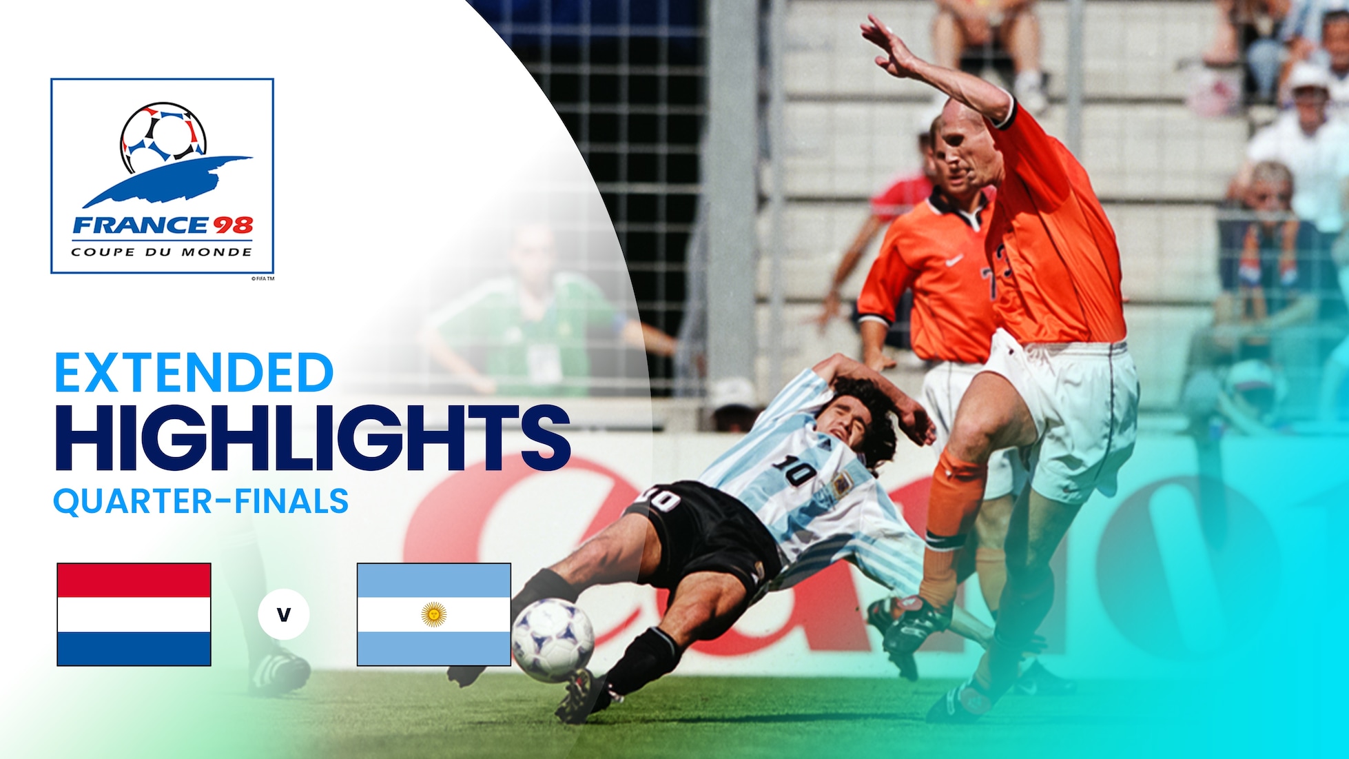 Pays-Bas - Argentine | Quarts de finale | Coupe du Monde de la FIFA, France 1998™ | Résumé vidéo complet