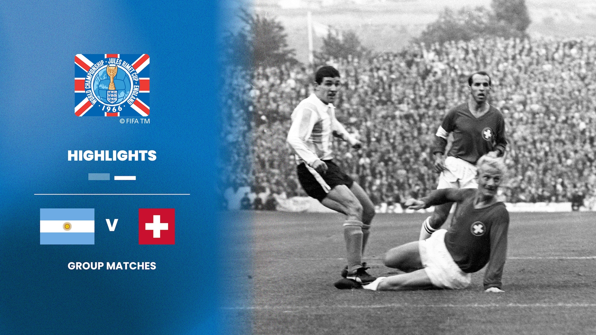 Argentina v Switzerland | Group 2 | 1966 FIFA World Cup England™ | Highlights