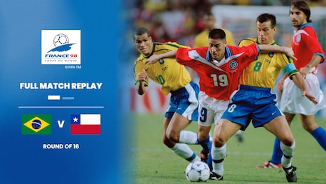 Brasile - Cile | Ottavi di finale | Coppa del mondo FIFA Francia 1998 | Match completo