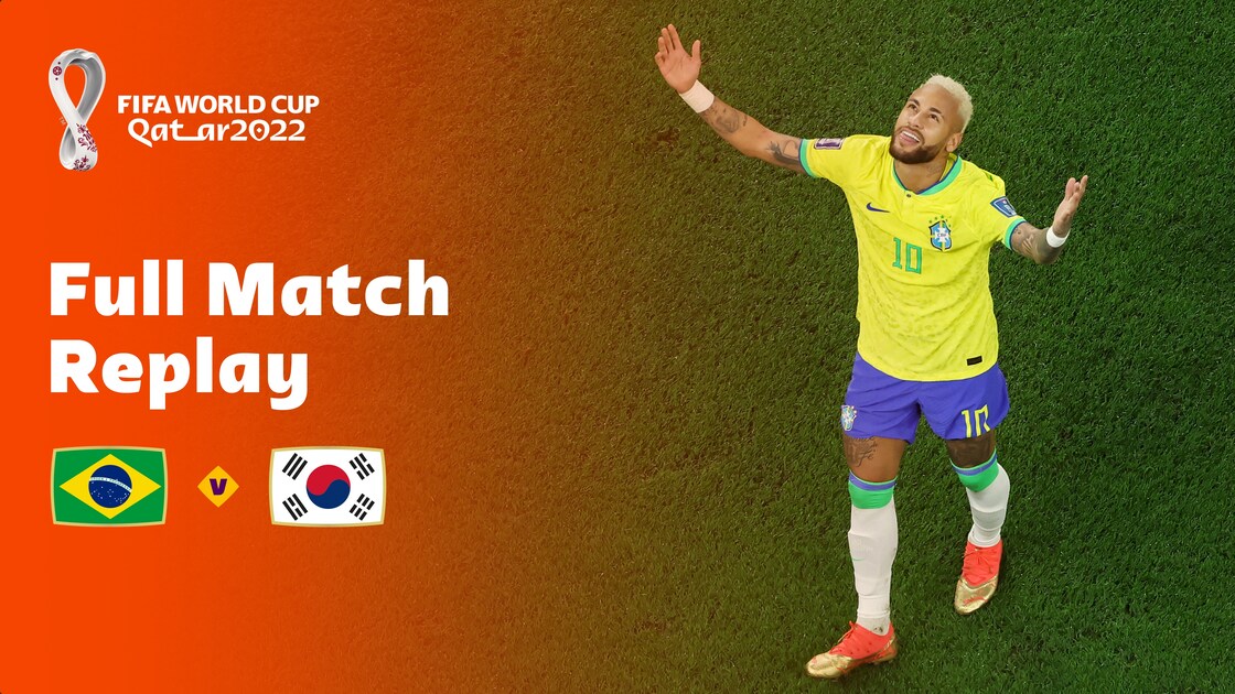 Brazil v Korea Republic | Round of 16 | FIFA World Cup Qatar 2022 ...