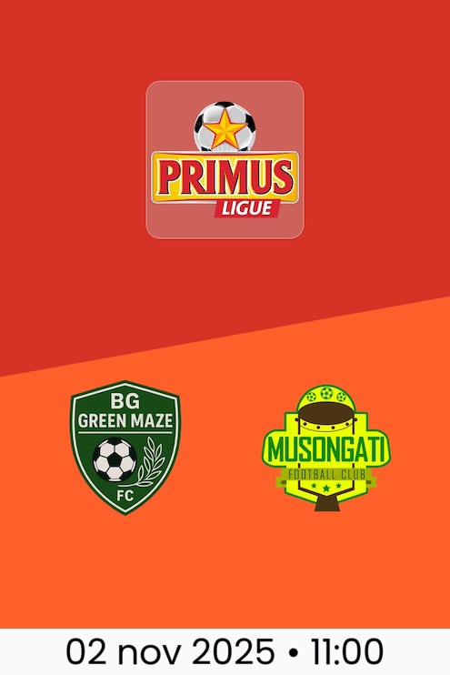 BG Green Maze FC vs Musongati FC | Primus Ligue Burundi 2025/26