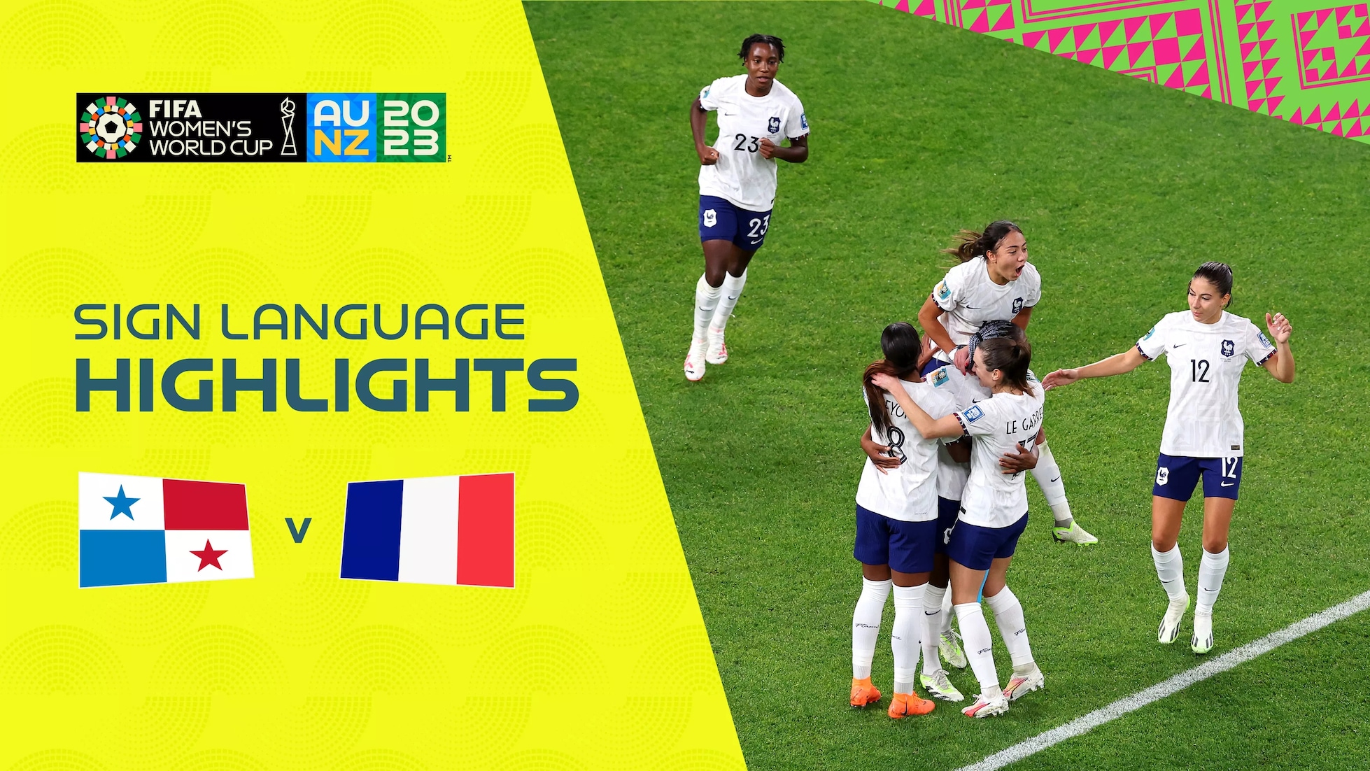 Panama - Frankreich | Gruppe F | FIFA Frauen-Weltmeisterschaft Australien & Neuseeland 2023™ | Highlights (Gebärdensprache)
