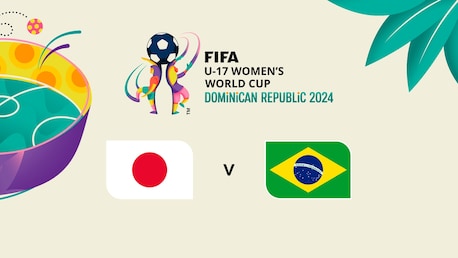 Japón vs Brasil | Grupo D | Copa Mundial Femenina Sub-17 de la FIFA República Dominicana 2024™ | Partido completo