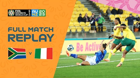 Afrique du Sud - Italie | Groupe G | Coupe du Monde Féminine de la FIFA, Australie & Nouvelle-Zélande 2023™ | Replay
