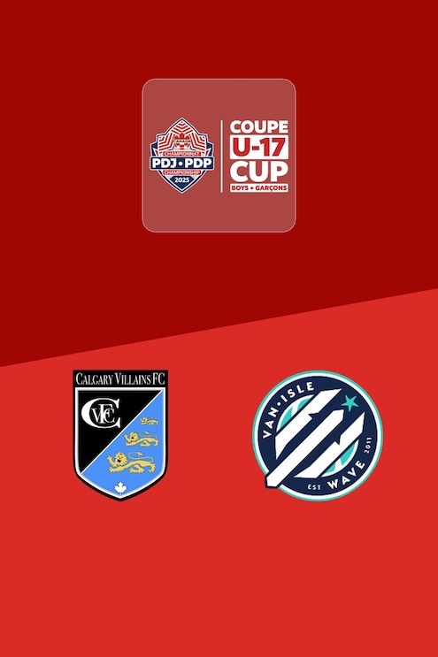 Calgary Villains FC vs Van Isle Wave | Boys' 2025 PDP U-17 Cup | Partido completo