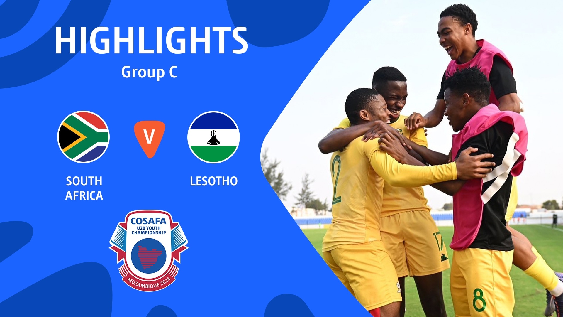 Südafrika - Lesotho | Gruppenphase | COSAFA-Qualifikationsturnier | Highlights
