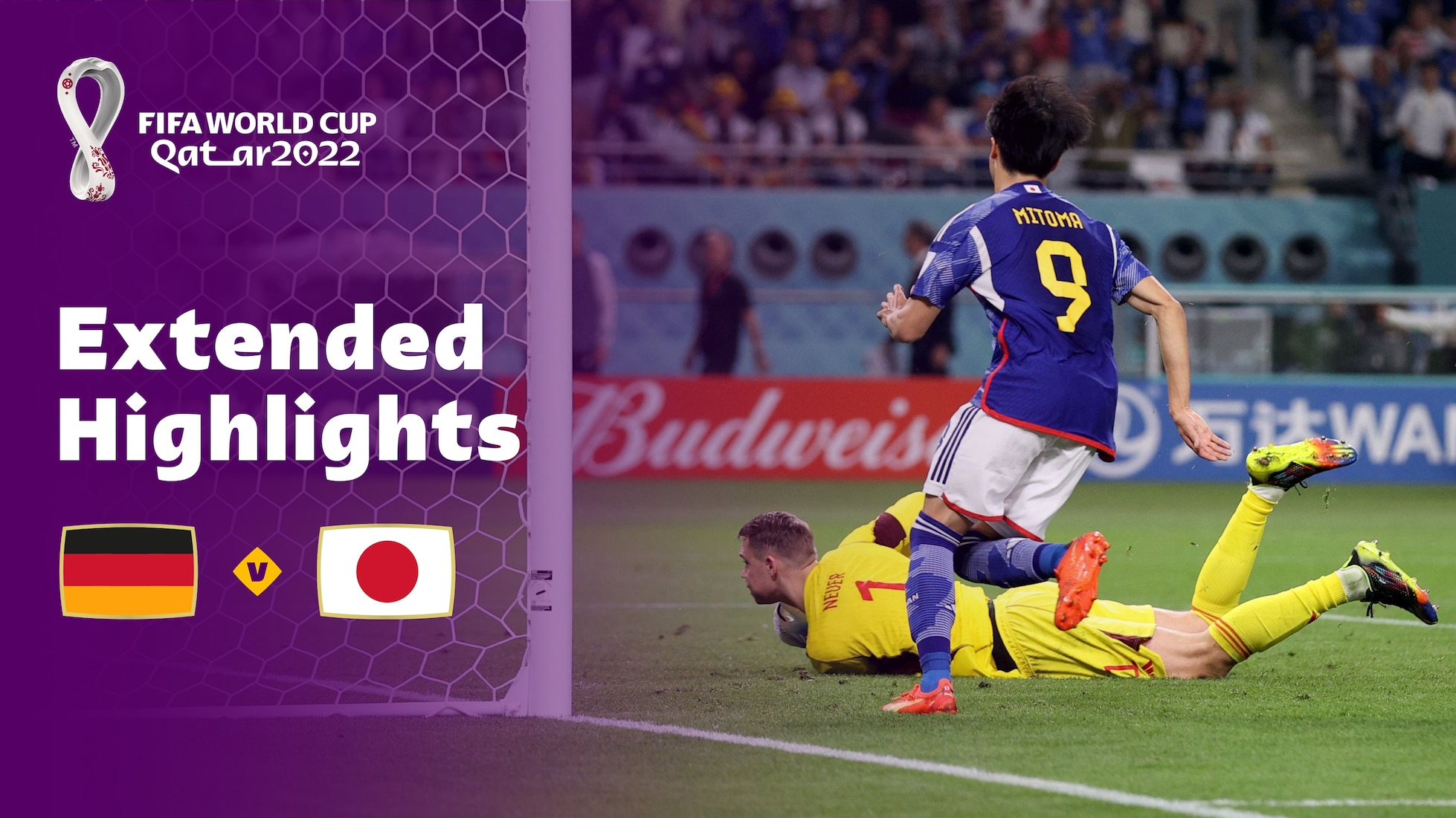 Alemania vs Japón | Grupo E | Copa Mundial de la FIFA Catar 2022™ | Highlights Extendidos