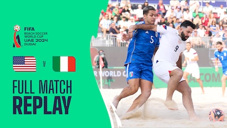 EEUU vs Italia | Grupo A | Copa Mundial de Beach Soccer de la FIFA EAU 2024 Dubái™ | Partido completo