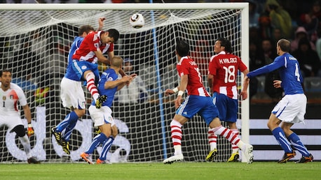 Das Tor von Antolín Alcaraz 38' | Italien - Paraguay | FIFA Fussball-Weltmeisterschaft Südafrika 2010™