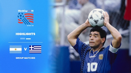 Argentinien - Griechenland | Gruppe D | FIFA Fussball-Weltmeisterschaft USA 1994™ | Highlights