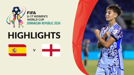 Spagna - Inghilterra | Semifinali | Coppa del Mondo femminile FIFA U-17 Repubblica Dominicana 2024 | Highlights