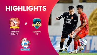 Thimphu City FC v Tsirang FC | Bhutan Premier League | Highlights