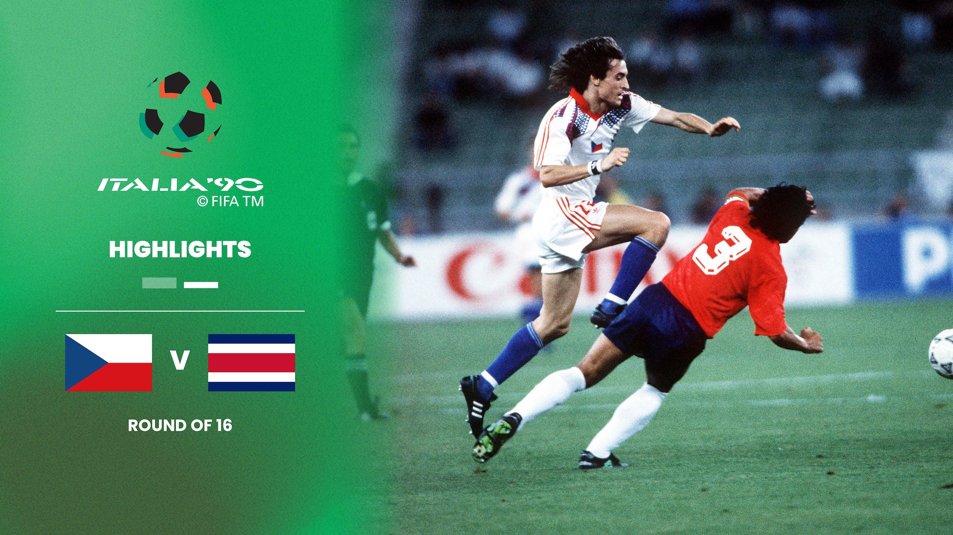 Tschechoslowakei - Costa Rica | Achtelfinale | FIFA Fussball-Weltmeisterschaft Italien 1990™ | Highlights