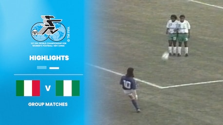 Italie - Nigeria | Groupe C | Coupe du Monde de Football Féminin de la FIFA, RP Chine 1991™ | Résumé vidéo