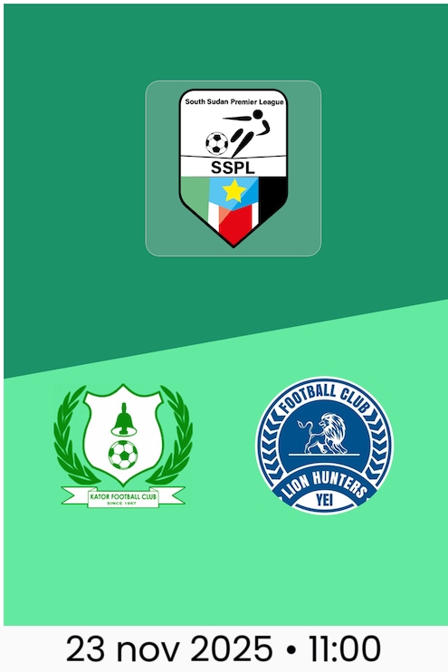 Kator FC - Lion Hunters FC | Premier League del Sudan del Sud 2025-2026