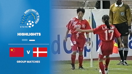 Cina - Danimarca | Gruppo C | Coppa del Mondo Femminile FIFA Svezia 1995 | Highlights