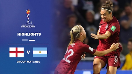 Inglaterra vs Argentina | Grupo D | Copa Mundial Femenina de la FIFA Francia 2019™ | Highlights