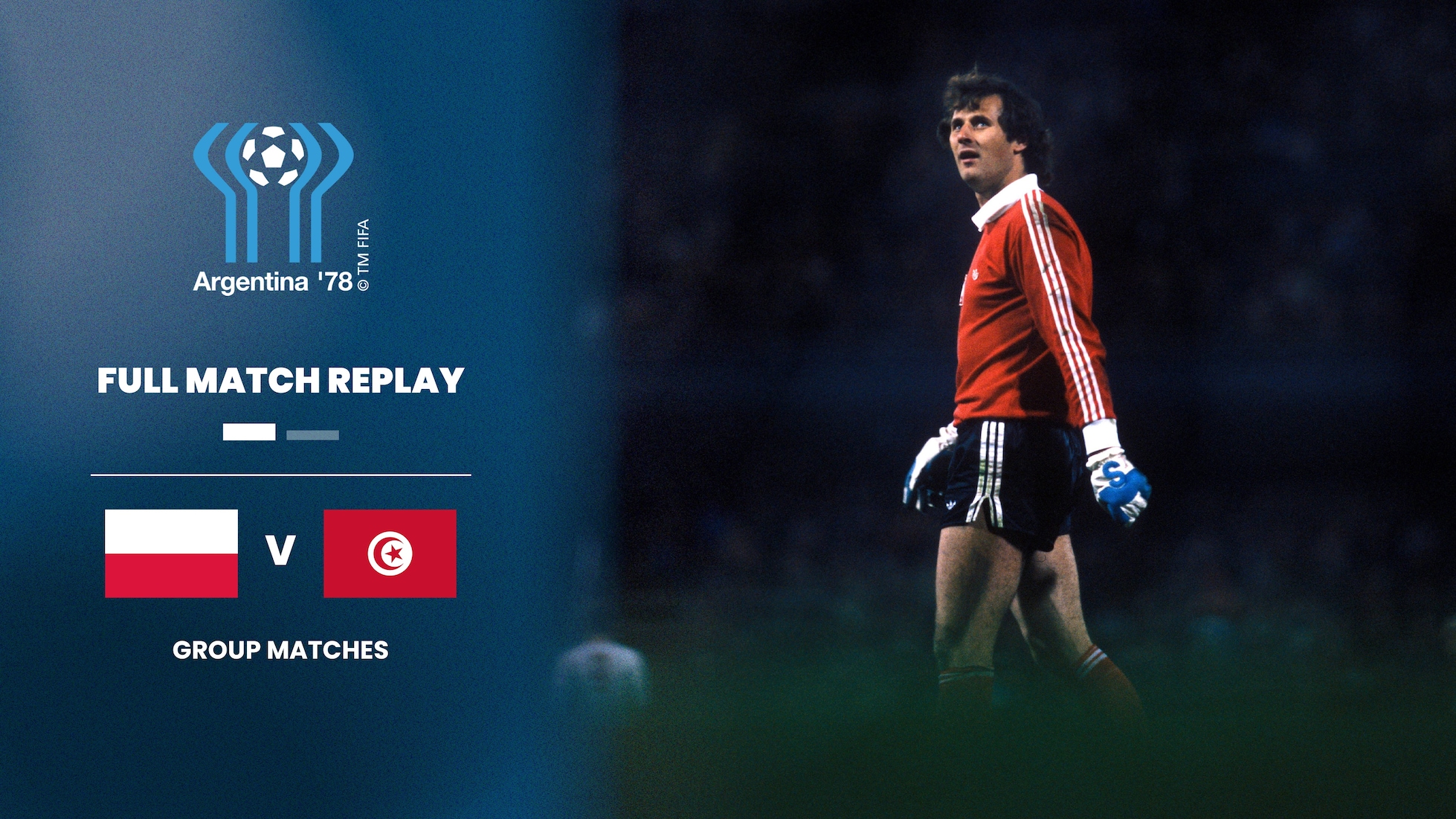 Polonia vs Túnez | Grupo 2 | Copa Mundial de la FIFA Argentina 1978™ | Partido Completo