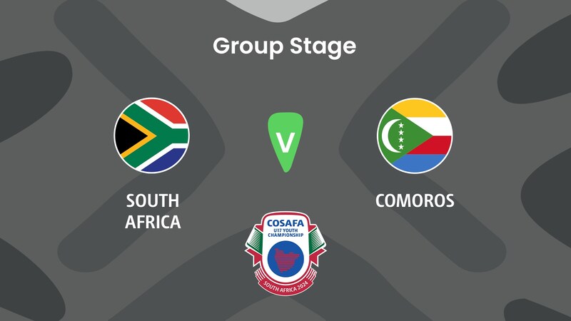 South Africa v Comoros | Group Stage | CAF U-17 Africa Cup of Nations