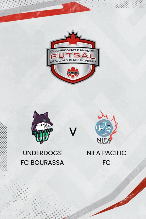 Underdogs FC Bourassa - NIFA Pacific FC | Kanadische Futsal-Meisterschaft der Frauen 2025 | Spiel in voller Länge
