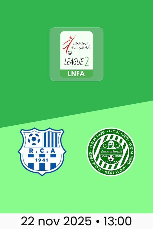 RC Arbaâ vs GC Mascara | Ligue 2 2025/26
