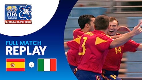 Spagna - Italia | Finale | FIFA Futsal World Championship Chinese Taipei 2004™ | Match completo