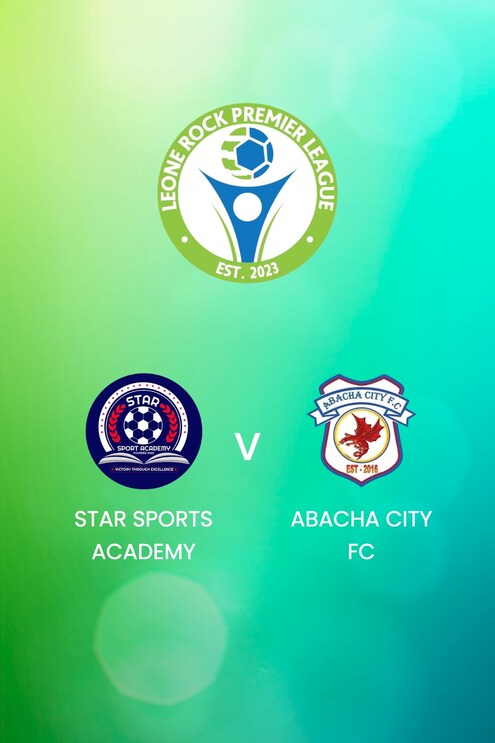 Star Sports Academy vs Abacha City FC | Leone Rock Premier League | Partido completo