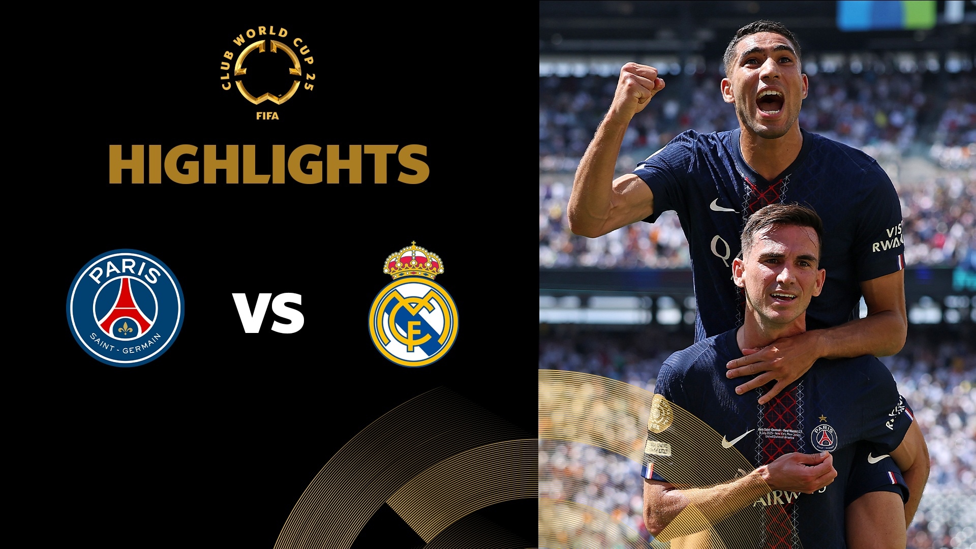 Paris Saint-Germain v Real Madrid C.F. | Semi-finals | FIFA Club World Cup 2025™ | Highlights