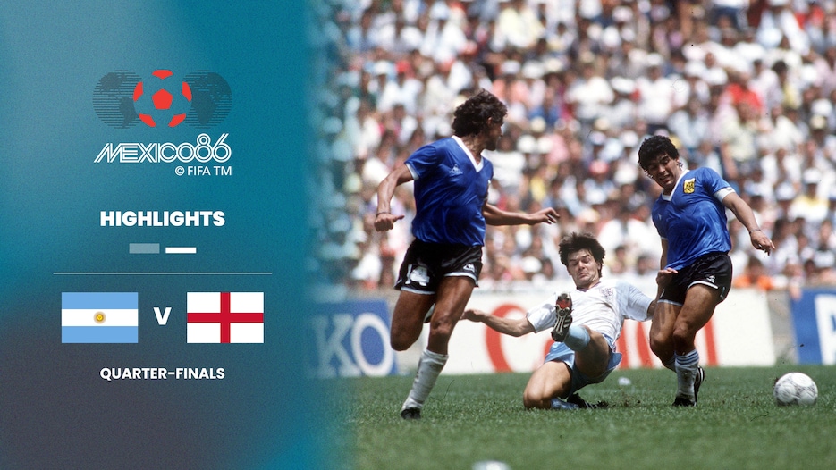 Argentina v England | Quarter-finals | 1986 FIFA World Cup Mexico™ | Highlights