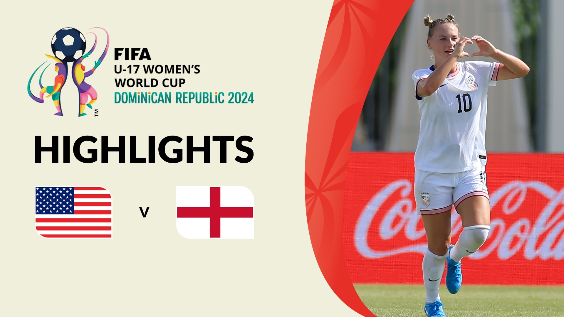 USA v England | Play-off for third place | FIFA U-17 Women's World Cup Dominican Republic 2024™ | Highlights