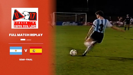 Argentina - Spagna | Semifinali | Campionati mondiali FIFA U-16 Italia 1991™ | Match completo