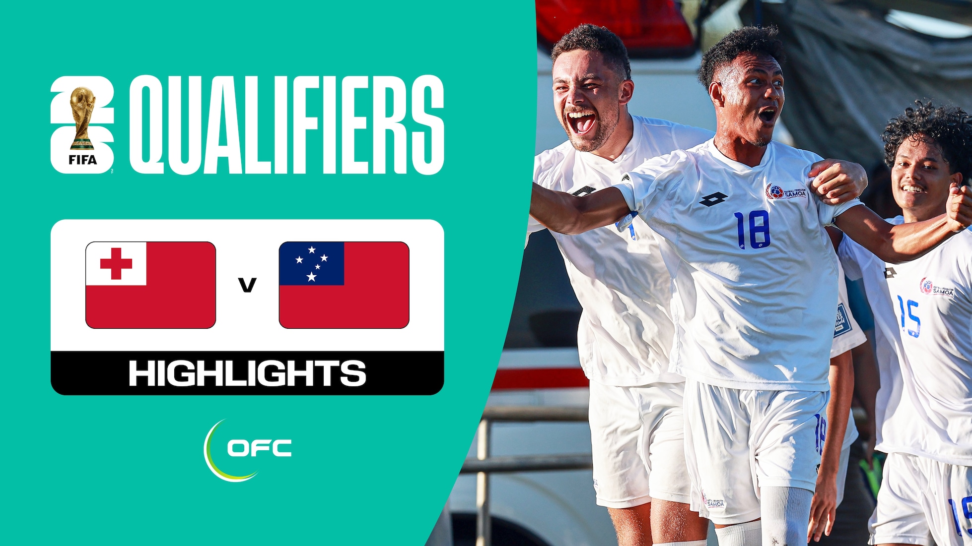 Tonga x Samoa | Final | Eliminatórias da OFC | Copa do Mundo da FIFA 26™ | Melhores momentos