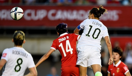 Il gol di Carli Lloyd al 50' | Repubblica Popolare Cinese - USA | Coppa del Mondo Femminile FIFA, Canada 2015