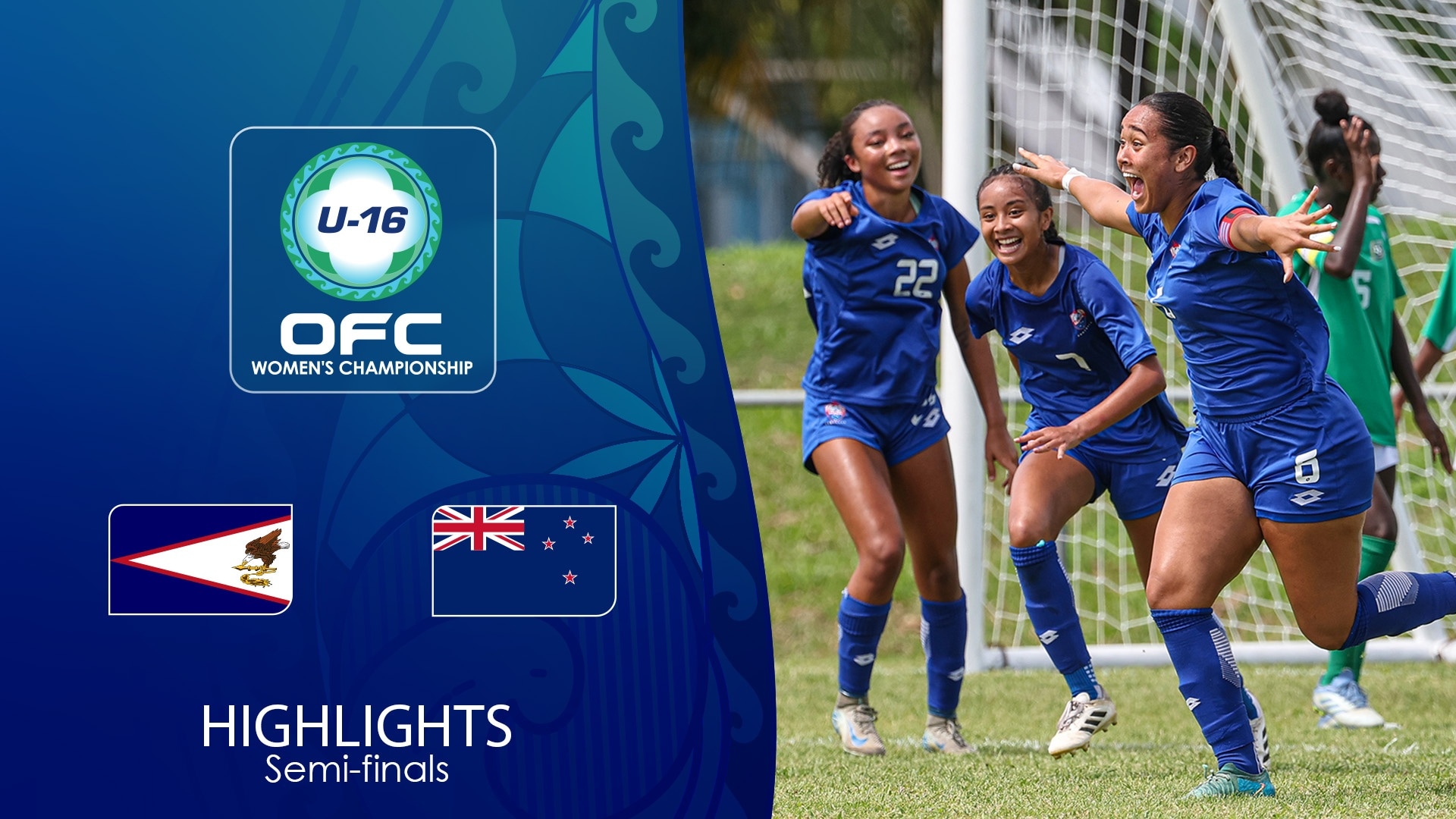 Samoa vs Solomon Islands | Semifinales | Campeonato Femenino Sub-16 de la OFC 2025 | Highlights