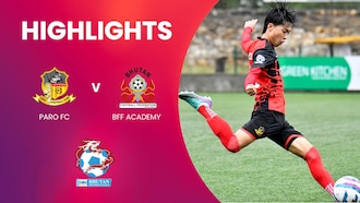 Paro FC v BFF Academy | Bhutan Premier League | Highlights