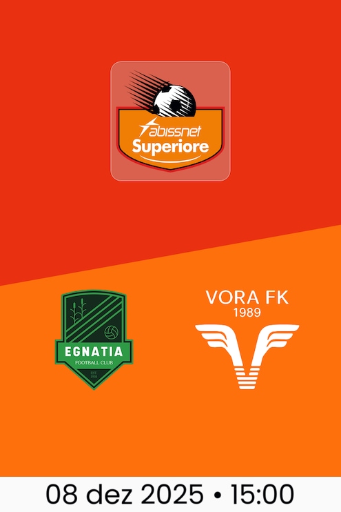 Egnatia Rrogozhinë x Vora | Kategoria Superiore 2025/26