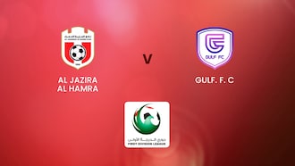 Al Jazira Al Hamra x GULF. F. C | First Division League | Jogo completo